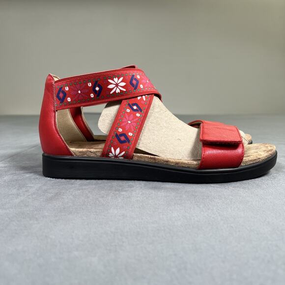 Alegria Lucia Red LUC-7764 Sandal Women Size 38 8-8.5 Benefits Charity - Picture 7 of 16